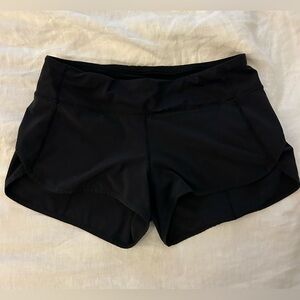 Lululemon Athletica Black Athletic Shorts